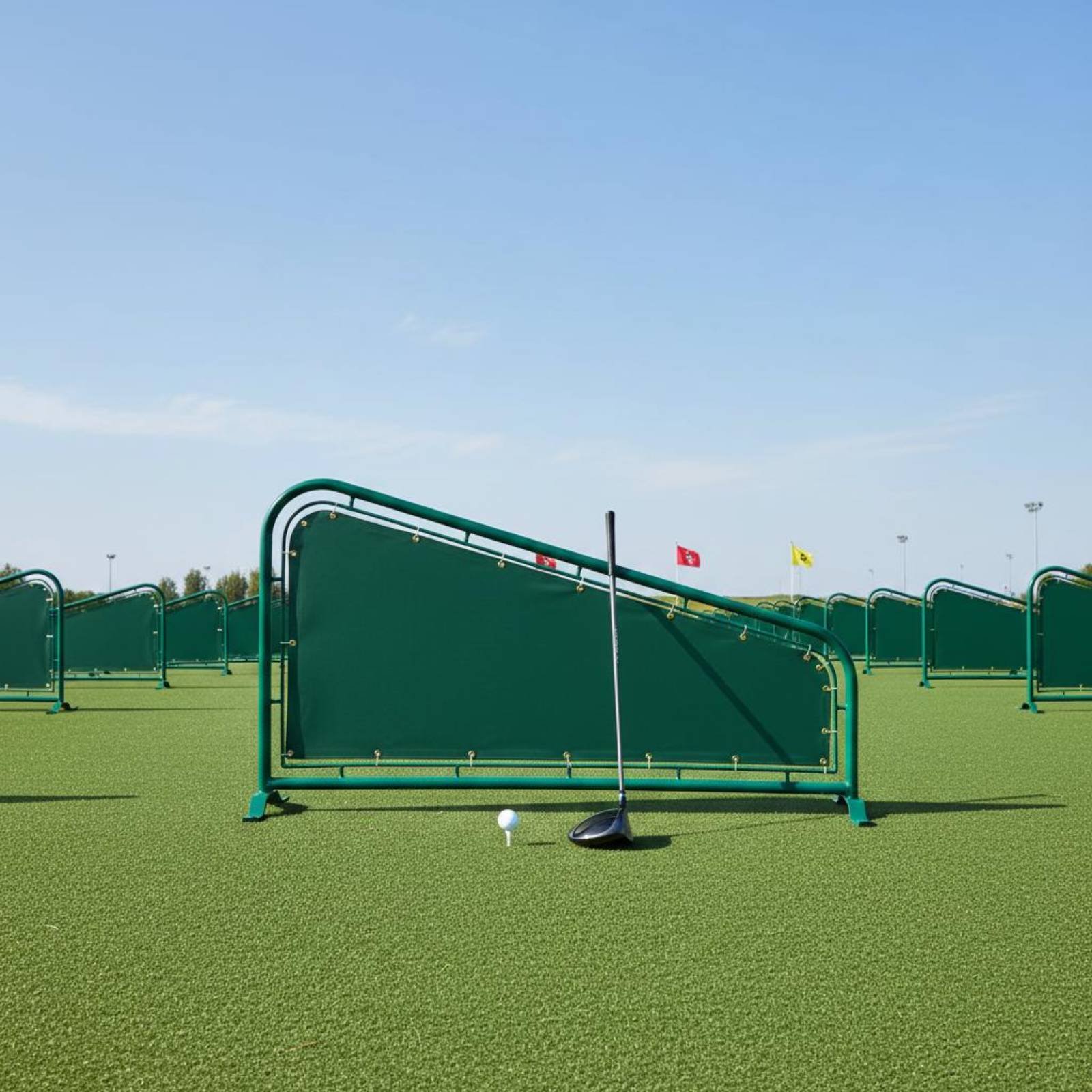 Heavy Equipment Usa - Canvas Golf Divider Heavy Duty Practice