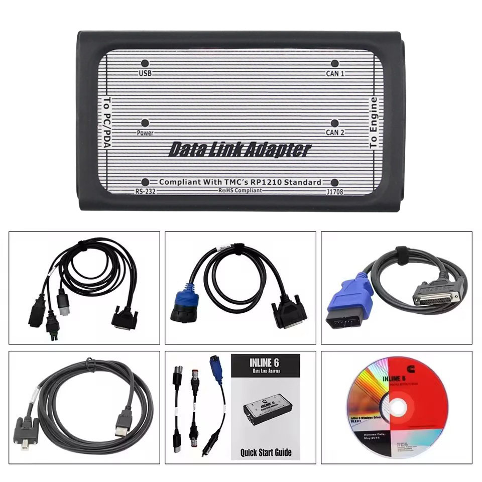 Heavy Equipment Diagnostic Tool - High Quality INLINE 6 V8.9 Data
