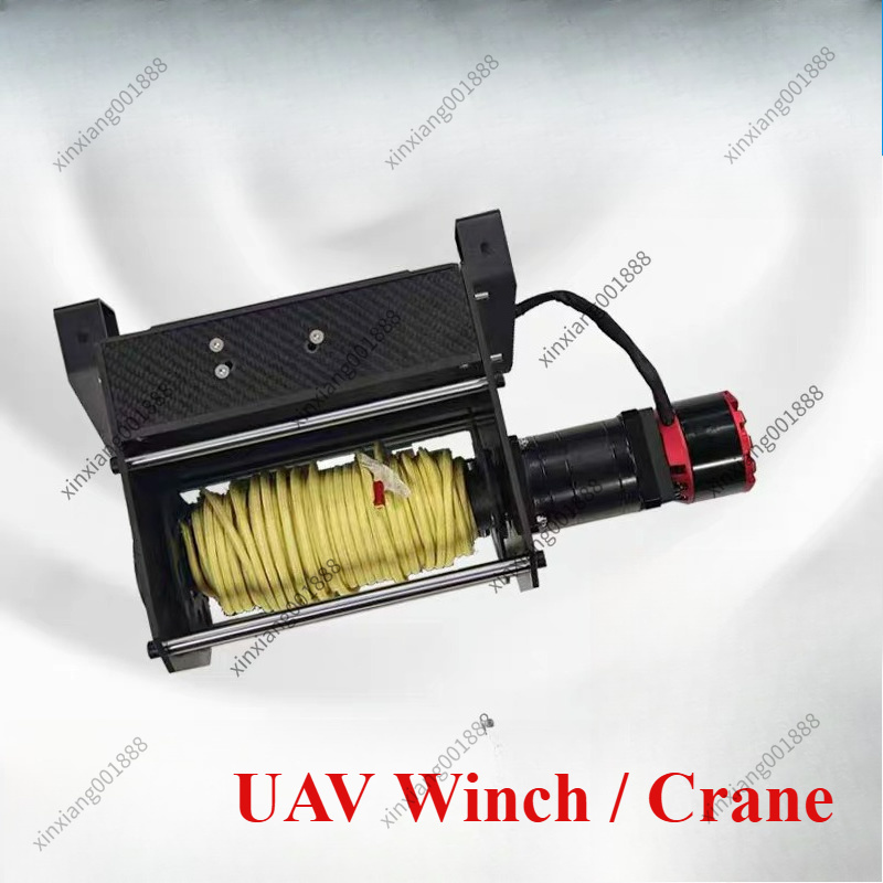 Heavy Equipment Lift - Heavy Load Drone Hoisting Winch Aerial
