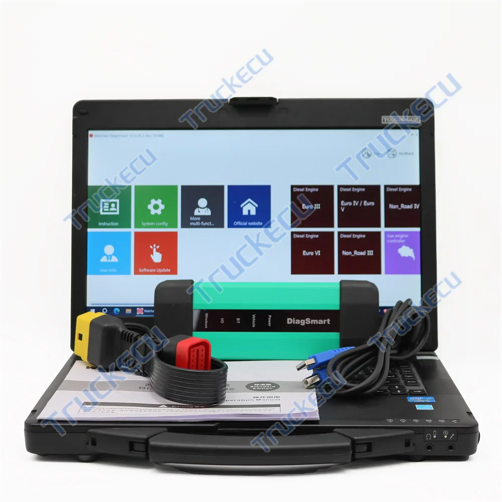 Heavy Equipment Inspection - CF53Laptop for Weichai Heavy Duty Diagnostic