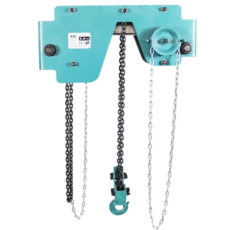 Heavy Equipment Lift - Low Headroom Double Chain Hand Hoist