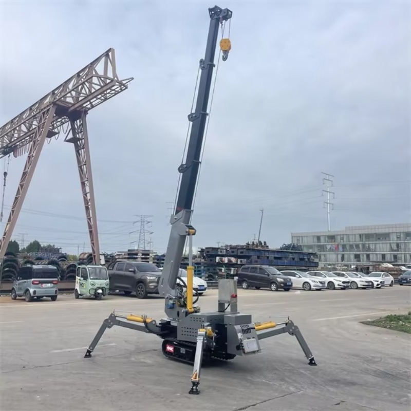 Heavy Equipment Lift - Compact Mini Spider Crane Hydraulic Electric