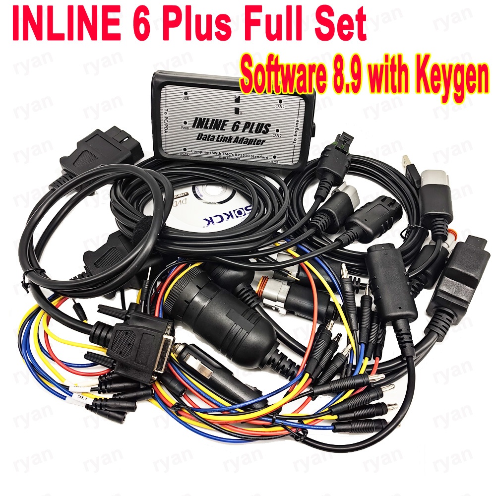 Heavy Equipment Diagnostic Tool - For Cummins INLINE 6 Plus V8.9
