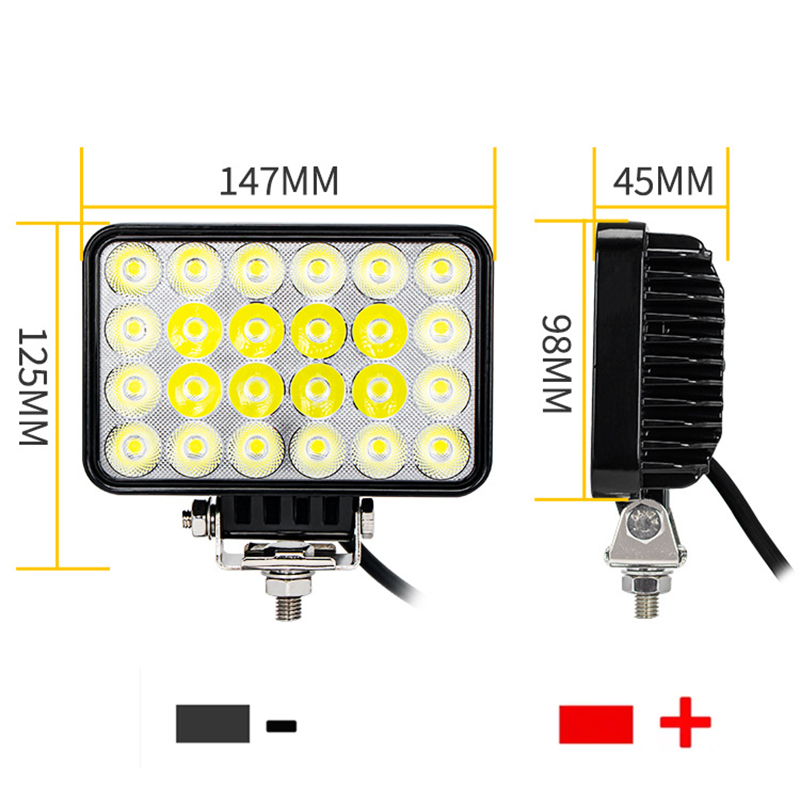 1PC 72W Vehicle Driving Light  - Vehicle Heavy Equipment 评论和价格
