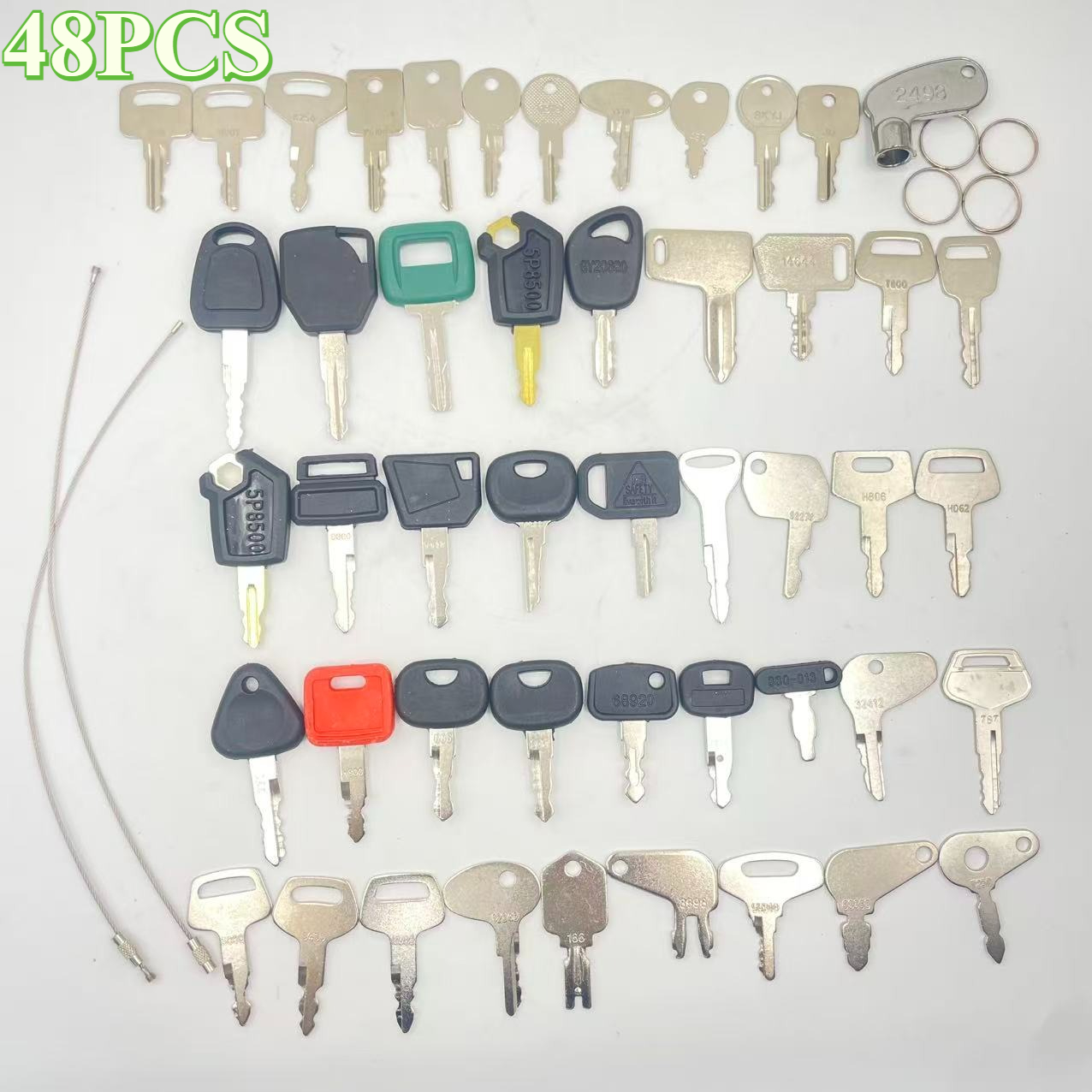 48PCS Heavy Equipment Keys Set - Heavy Equipment Komatsu 评论和价格