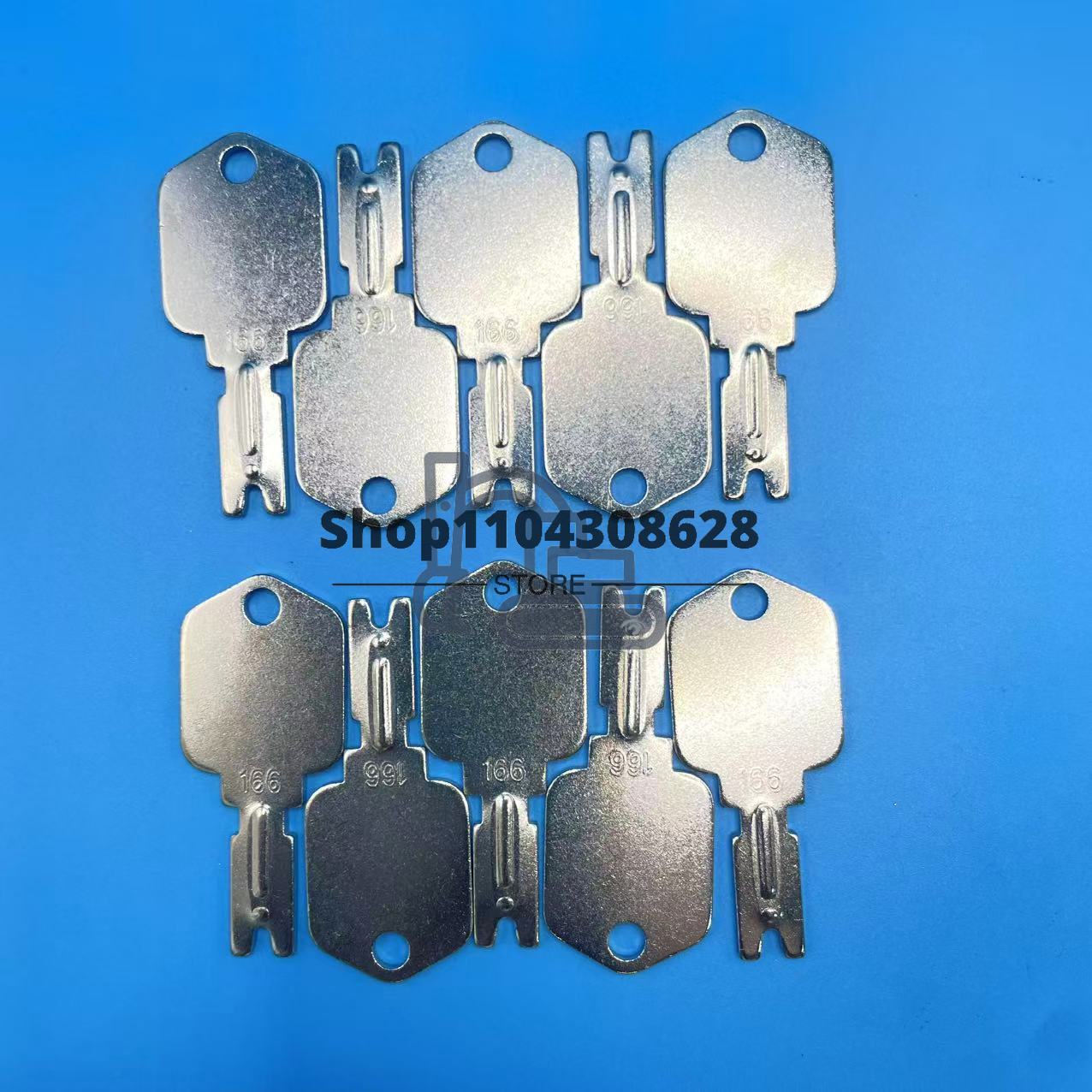 10PCS 166 Ignition Keys Forkli - Heavy Equipment Komatsu 评论和价格