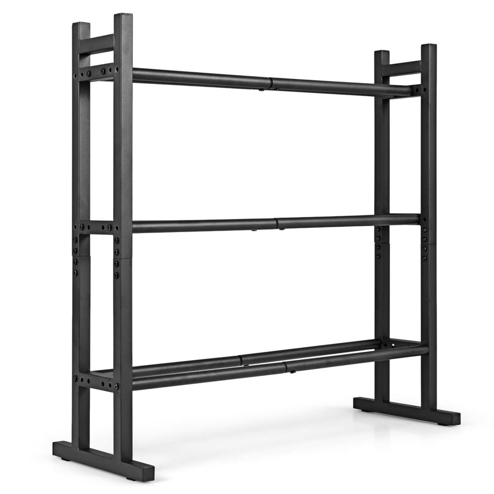 Heavy Duty 3-Tier Dumbbell Rac - Heavy Equipment Usa 评论和价格