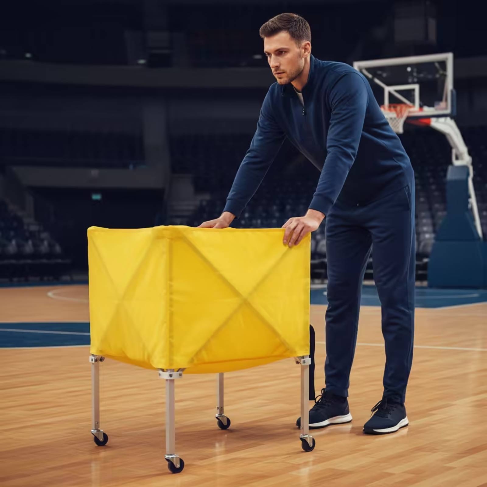 Collapsible Ball Cart Lightwei - Heavy Equipment Usa 评论和价格