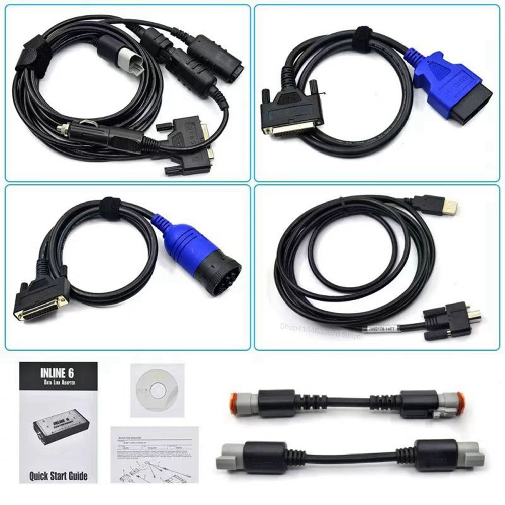 INLINE 6 V8.7 V7.62 Data Heavy - Heavy Equipment Diagnostic Tool 评论和价格