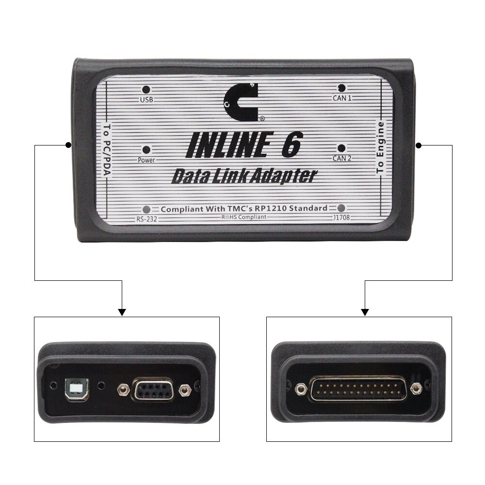INLINE 6 V8.7 V7.62 Data Heavy - Heavy Equipment Diagnostic Tool 评论和价格