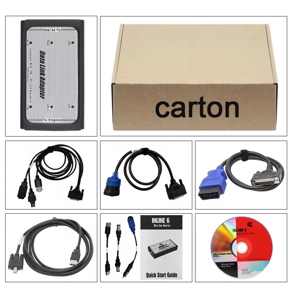 For Cummins INLINE 6 Data Link - Heavy Equipment Diagnostic Tool 评论和价格